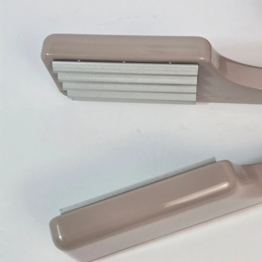 Vidal Sassoon Professional Hair Crimping Iron VS-142 Vintage 80s Taupe with Box